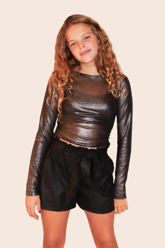 SHORT DE COURO