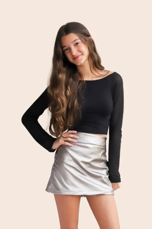 BLUSA MANGA TRICOT