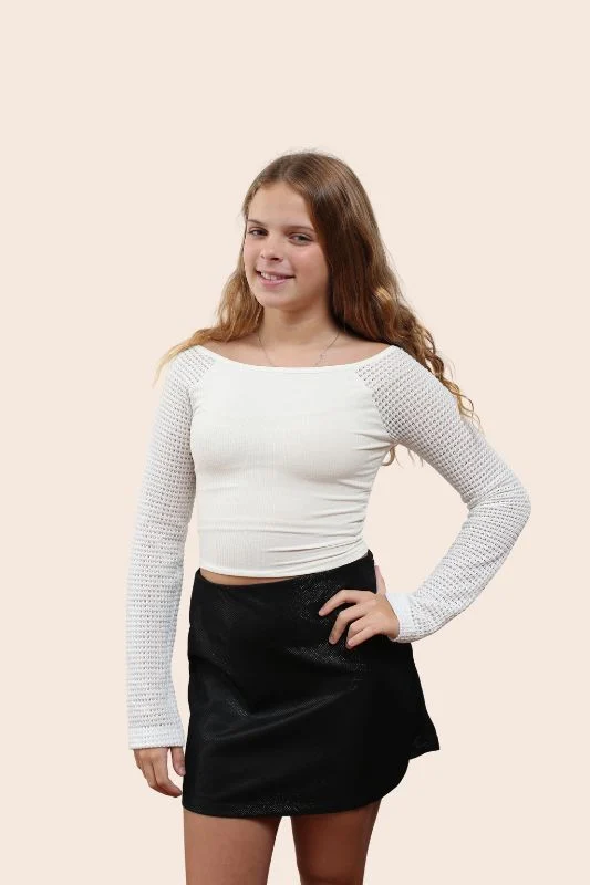 BLUSA MANGA TRICOT